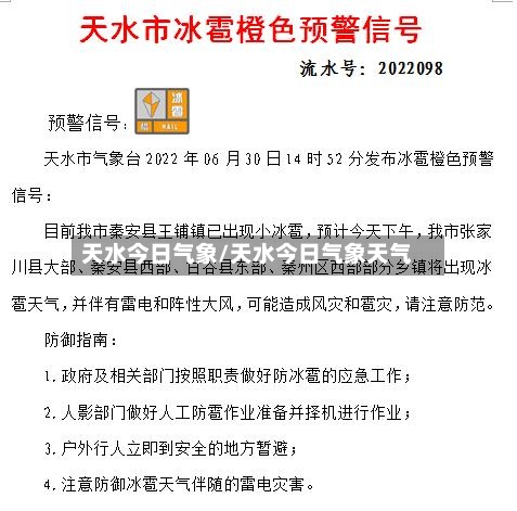 天水今日气象/天水今日气象天气-第2张图片