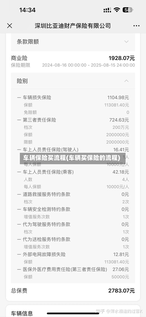 车辆保险买流程(车辆买保险的流程)