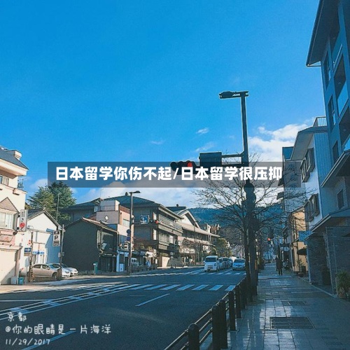 日本留学你伤不起/日本留学很压抑-第3张图片