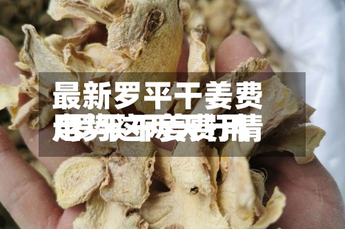 最新罗平干姜费用
/罗平干姜费用
走势这两天行情