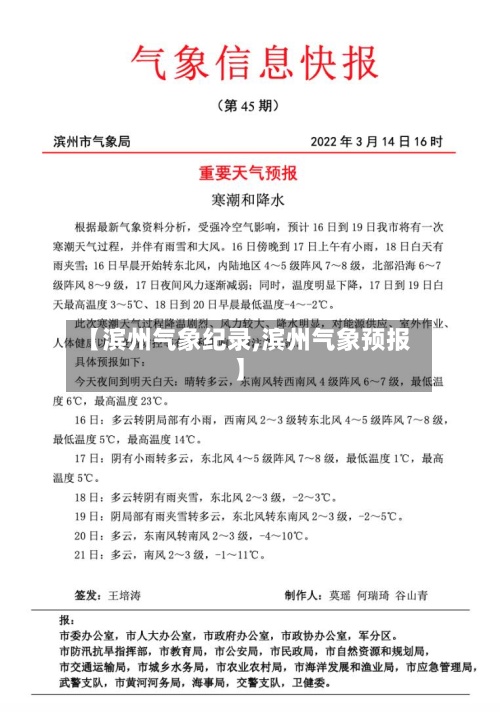 【滨州气象纪录,滨州气象预报】-第2张图片