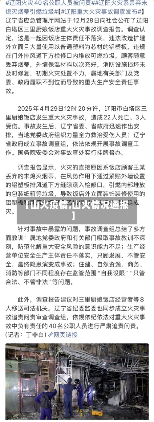 【山火疫情,山火情况通报】-第2张图片