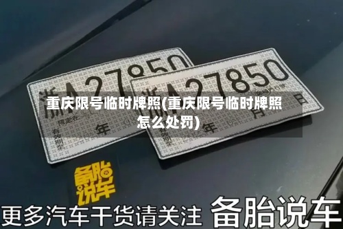 重庆限号临时牌照(重庆限号临时牌照怎么处罚)-第2张图片