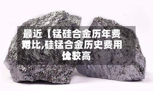 最近【锰硅合金历年费用
对比,硅锰合金历史费用
比较高
价】