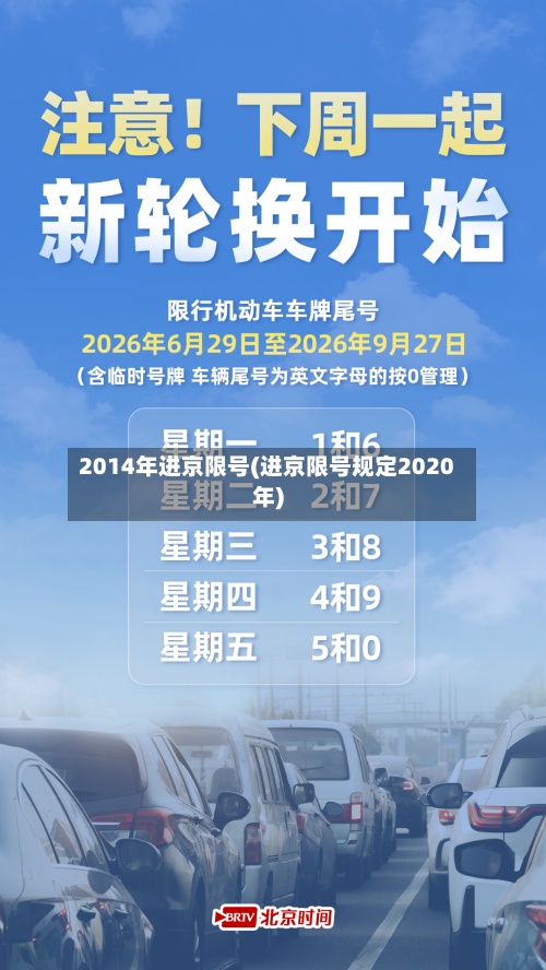 2014年进京限号(进京限号规定2020年)-第3张图片