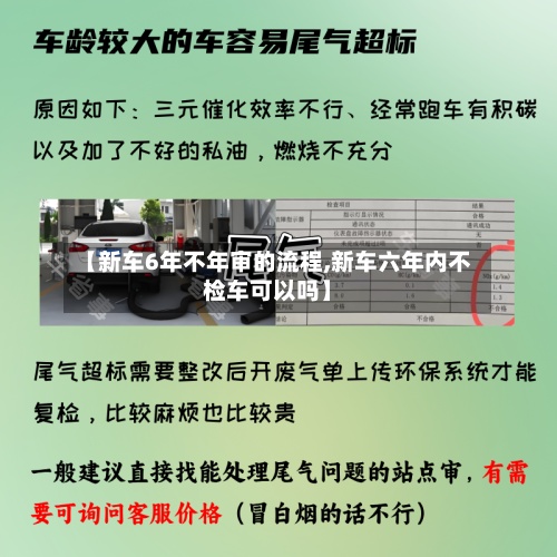 【新车6年不年审的流程,新车六年内不检车可以吗】-第3张图片