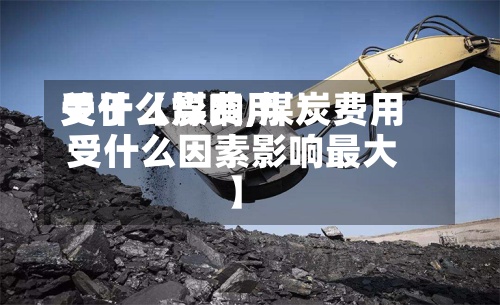关于【煤费用
受什么影响,煤炭费用
受什么因素影响最大】