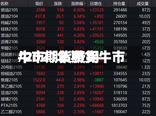牛市期货费用/2021年期货牛市-第3张图片