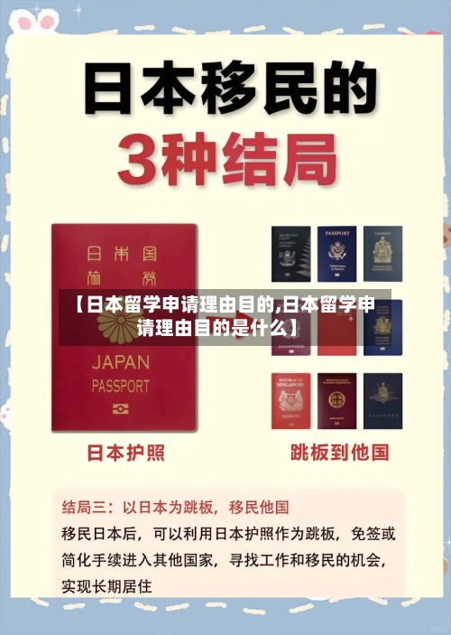 【日本留学申请理由目的,日本留学申请理由目的是什么】-第2张图片
