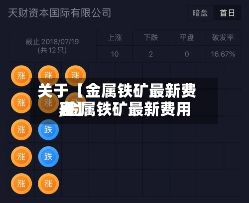 关于【金属铁矿最新费用
,金属铁矿最新费用
表】-第3张图片