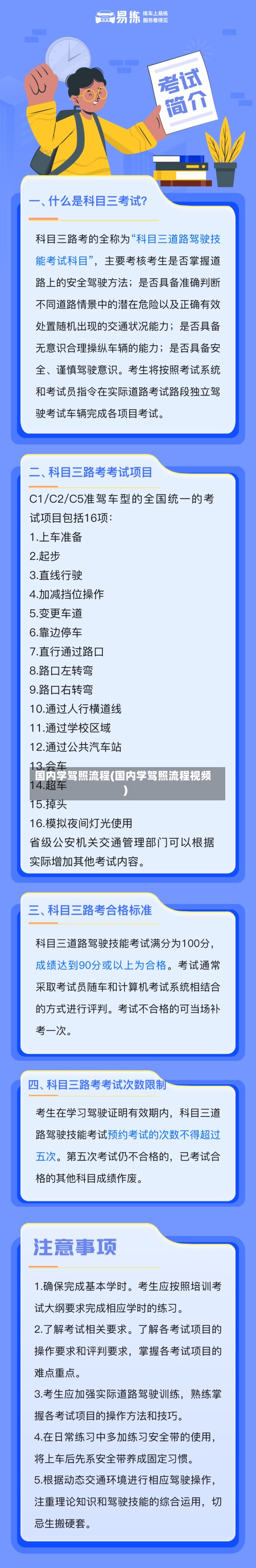 国内学驾照流程(国内学驾照流程视频)