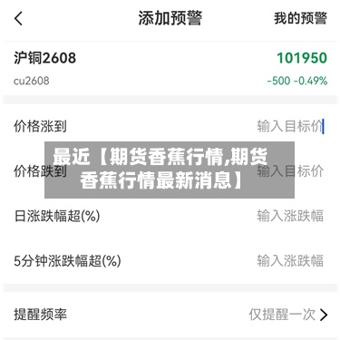 最近【期货香蕉行情,期货香蕉行情最新消息】-第3张图片