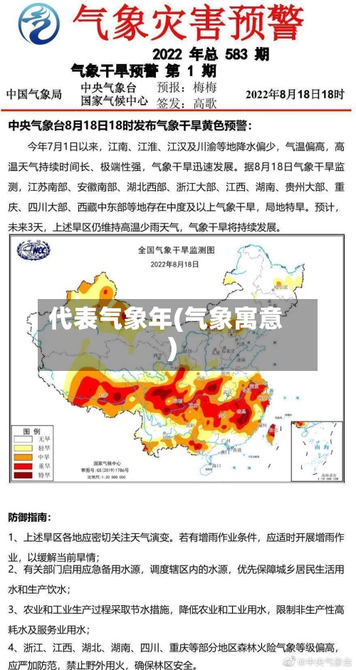 代表气象年(气象寓意)-第2张图片