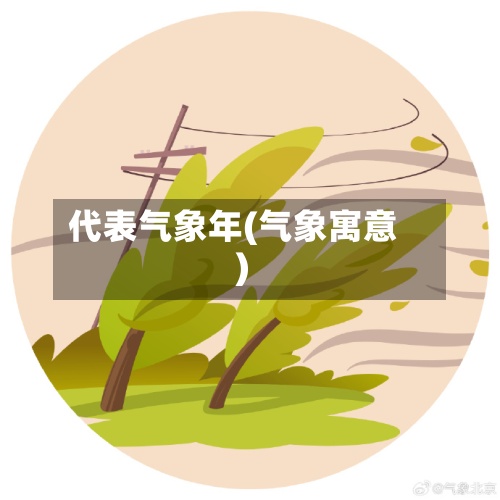 代表气象年(气象寓意)-第3张图片