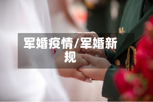 军婚疫情/军婚新规-第2张图片