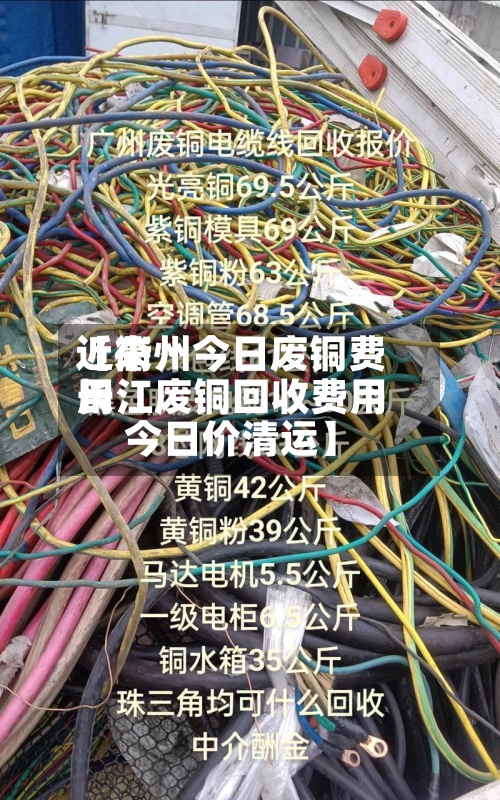 近来
【衢州今日废铜费用
长江废铜回收费用
今日价清运】