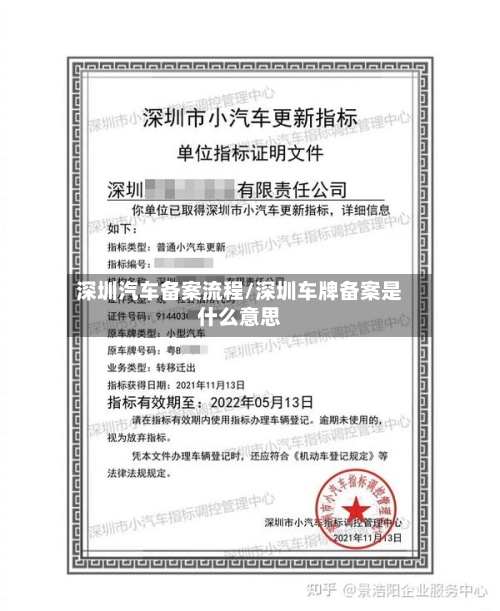深圳汽车备案流程/深圳车牌备案是什么意思-第3张图片