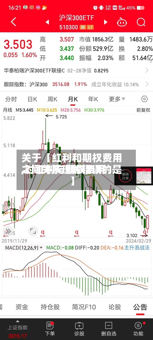 关于【红利和期权费用
,对红利与期权费用
之间关系理解错误的是】
