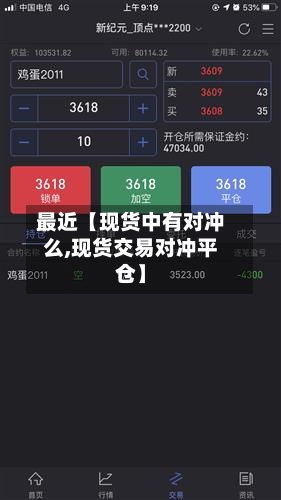 最近【现货中有对冲么,现货交易对冲平仓】