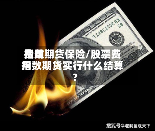 费用
指数期货保险/股票费用
指数期货实行什么结算?-第3张图片