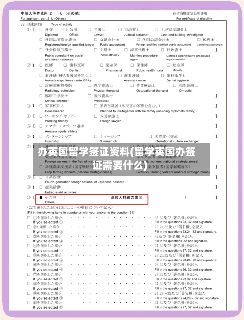 办英国留学签证资料(留学英国办签证需要什么)-第2张图片