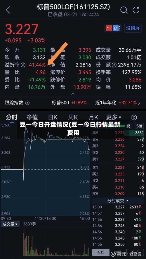 豆一今日开盘情况(豆一今日行情最新费用)