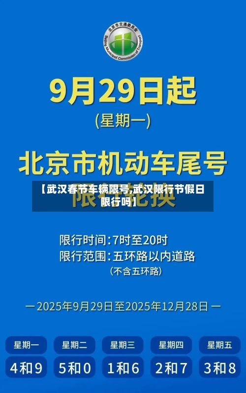 【武汉春节车辆限号,武汉限行节假日限行吗】-第2张图片