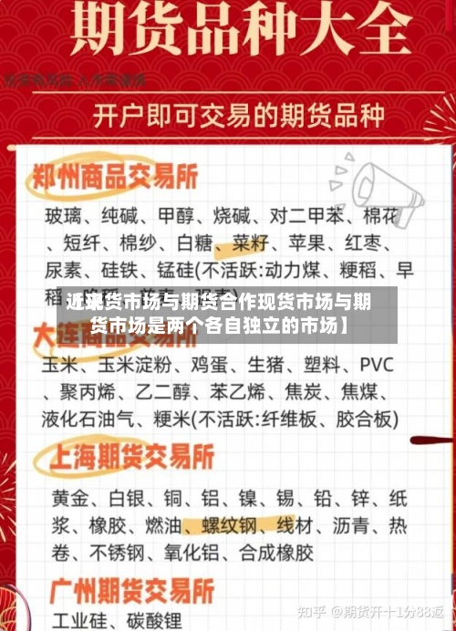 近来
【现货市场与期货合作现货市场与期货市场是两个各自独立的市场】