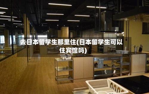 去日本留学生那里住(日本留学生可以住宾馆吗)-第2张图片