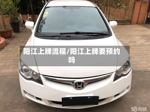 阳江上牌流程/阳江上牌要预约吗