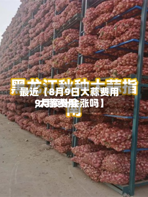 最近【8月9日大蒜费用,大蒜费用9月预计会涨吗】-第2张图片