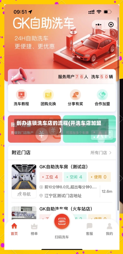 创办连锁洗车店的流程(开洗车店加盟)