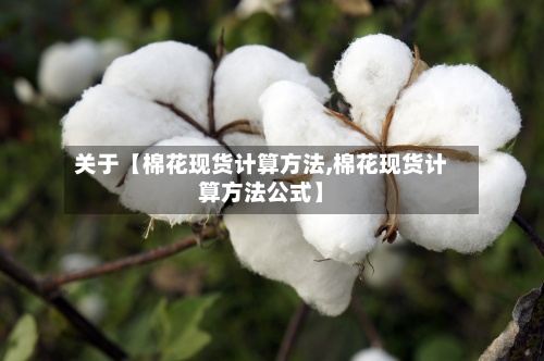 关于【棉花现货计算方法,棉花现货计算方法公式】-第2张图片