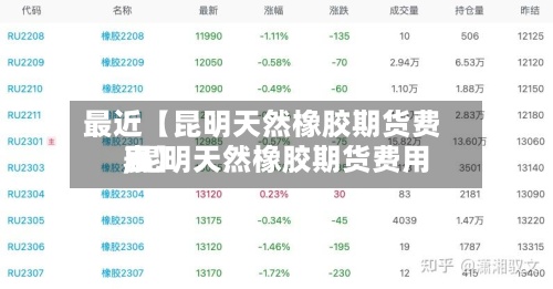 最近【昆明天然橡胶期货费用,昆明天然橡胶期货费用表】