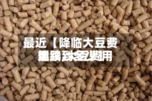 最近【降临大豆费用连续,大豆费用能跌到多少】
