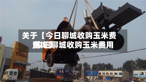 关于【今日聊城收购玉米费用
,今日聊城收购玉米费用
查询】-第2张图片
