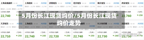 5月份长江现货均价/5月份长江现货均价走势
