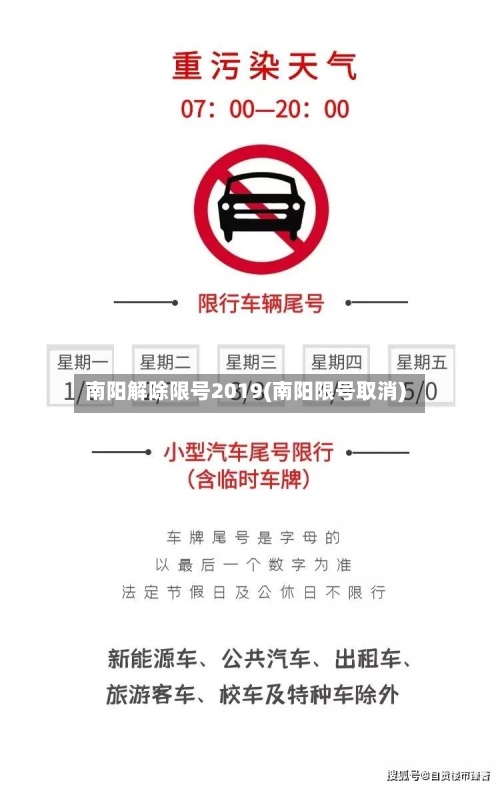 南阳解除限号2019(南阳限号取消)-第2张图片