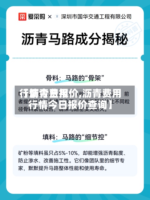 【沥青费用
行情今日报价,沥青费用
行情今日报价查询】