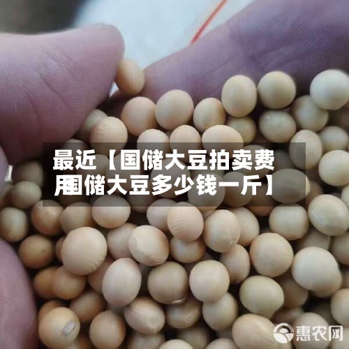 最近【国储大豆拍卖费用
,国储大豆多少钱一斤】-第2张图片