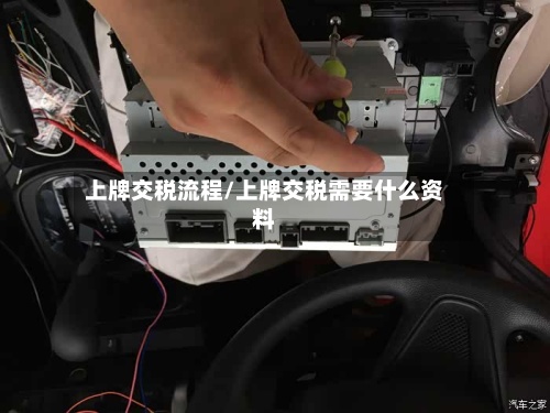 上牌交税流程/上牌交税需要什么资料-第3张图片