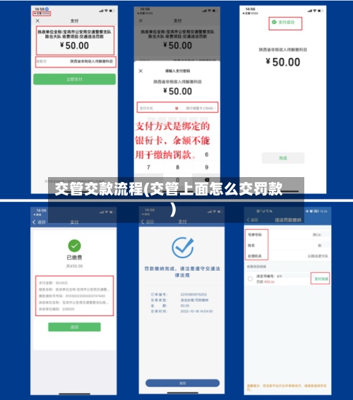 交管交款流程(交管上面怎么交罚款)-第3张图片