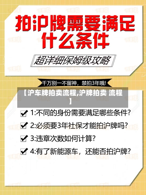 【沪车牌拍卖流程,沪牌拍卖 流程】