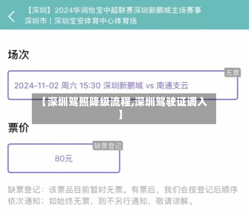 【深圳驾照降级流程,深圳驾驶证调入】-第2张图片