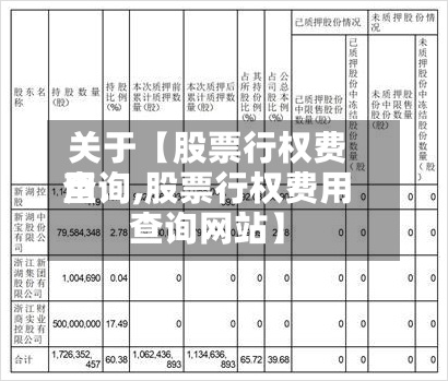 关于【股票行权费用
查询,股票行权费用
查询网站】
