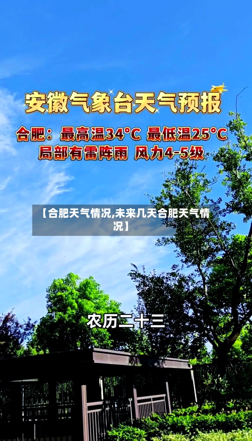 【合肥天气情况,未来几天合肥天气情况】