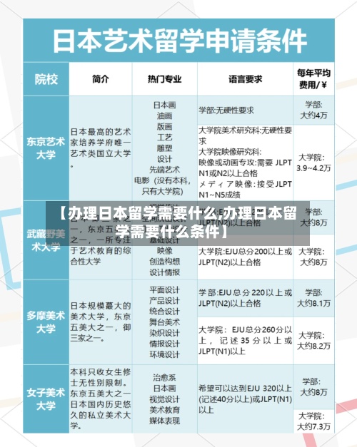 【办理日本留学需要什么,办理日本留学需要什么条件】-第2张图片