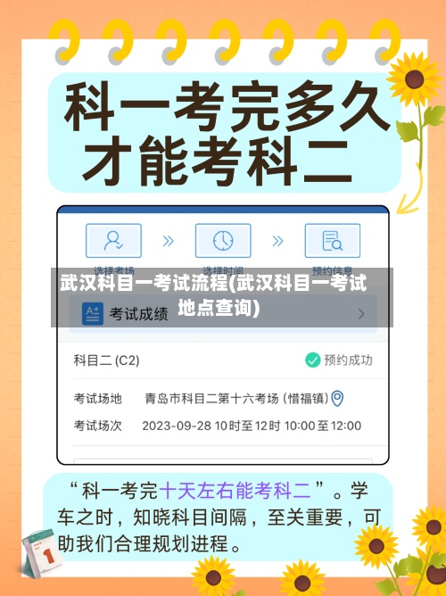 武汉科目一考试流程(武汉科目一考试地点查询)