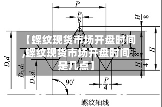 【螺纹现货市场开盘时间,螺纹现货市场开盘时间是几点】