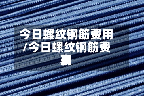 今日螺纹钢筋费用
/今日螺纹钢筋费用
表-第2张图片